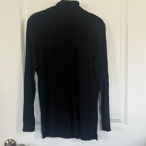 Jones New York Black Turtleneck Top